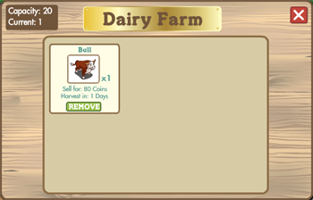 dairy farm, Kuhstall FarmVille