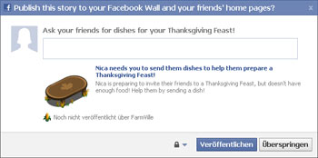 FarmVille thanksgiving basket Erntedank