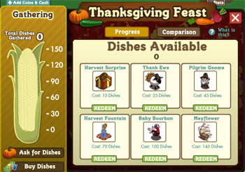 FarmVille thanksgiving basket Erntedank