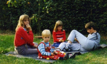 Veronica Augustijn, meine Geschwister und ich