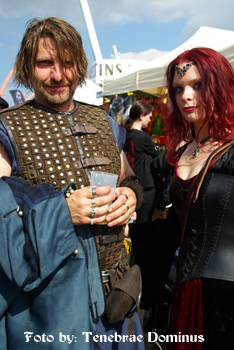 Nica und Rolf auf dem Blackfield Festival, Sonntags