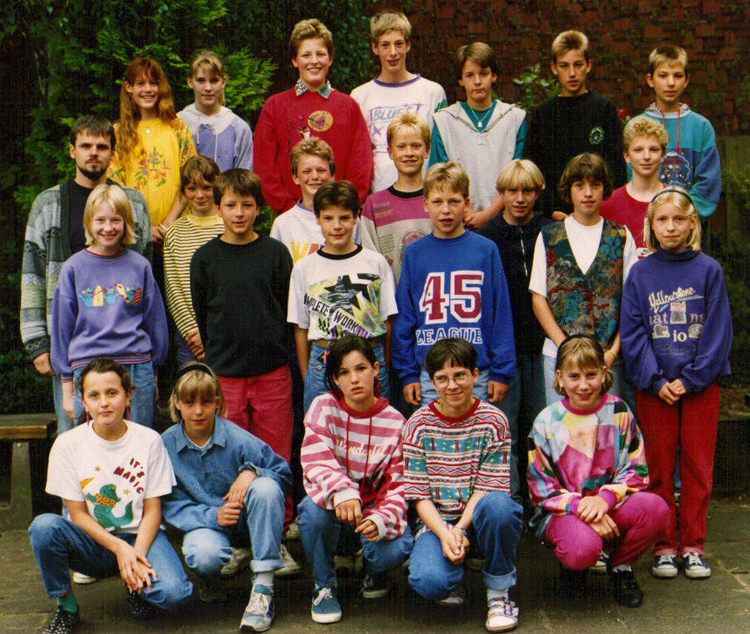 Orientierungsstufe Der Johannesschule Meppen 1991 Klassenfoto